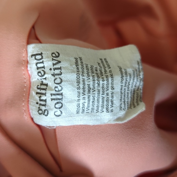 GIRLFRIEND COLLECTIVE High Rise Compressive Leggings in Primrose - Size Medium - Picture 9 of 10